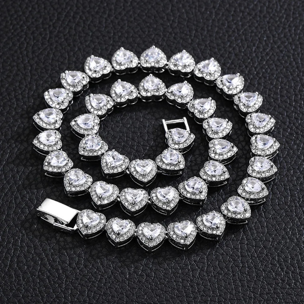 Collar Swarovski Colleccion Ariana Grande - Diamantado Corazones