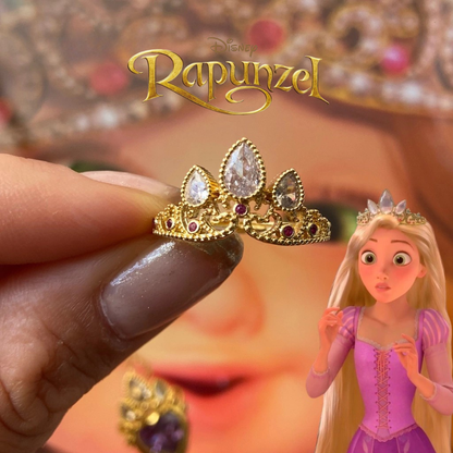 Anillo Rapunzel | Baño de Oro + Caja de Corona Gratis ✨