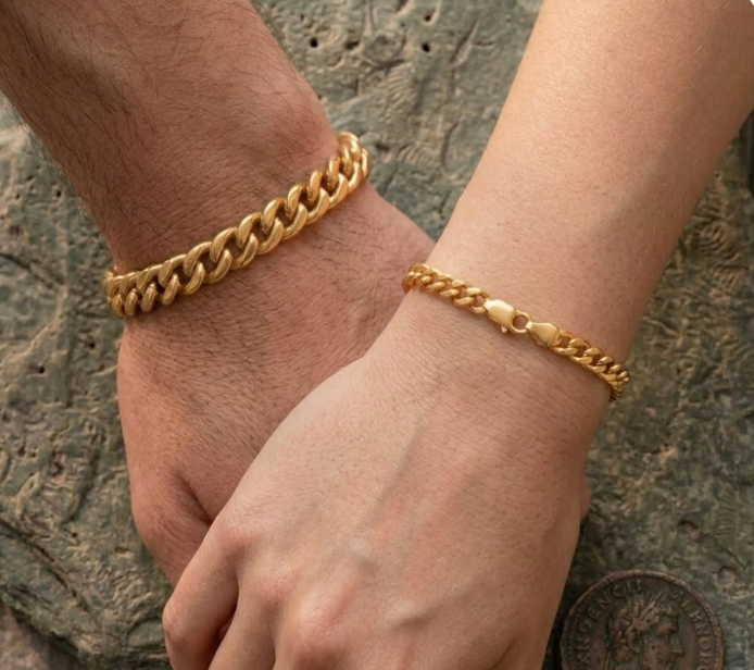 PULSERA PAREJA CUBANA 2X1 👫❤️