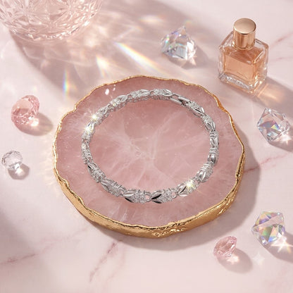 Pulsera Trébol 4 Hojas  💎🩶| Plata Ley 925 + Caja de lujo ✨