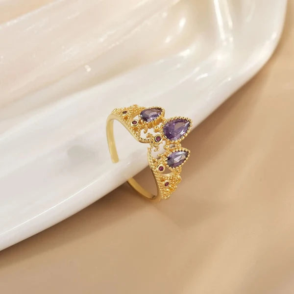 Anillo Rapunzel | Baño de Oro + Caja de Corona Gratis ✨