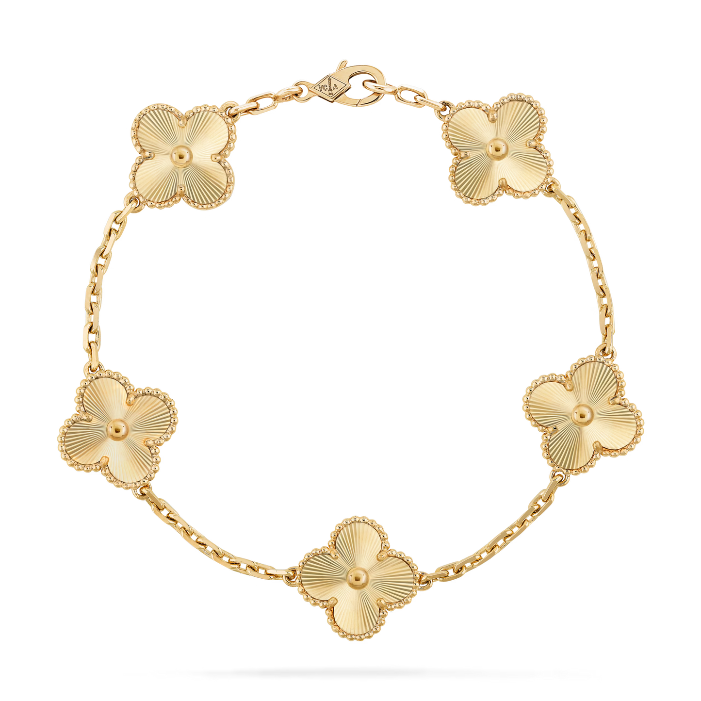 Pulsera Van Cleef Bañada en Oro de 18K + Caja de Regalo